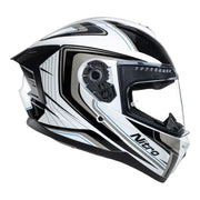 Nitro - N700 Black/White/Gunmetal Helmet