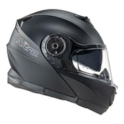 Nitro - F160 Satin Black Modular Helmet
