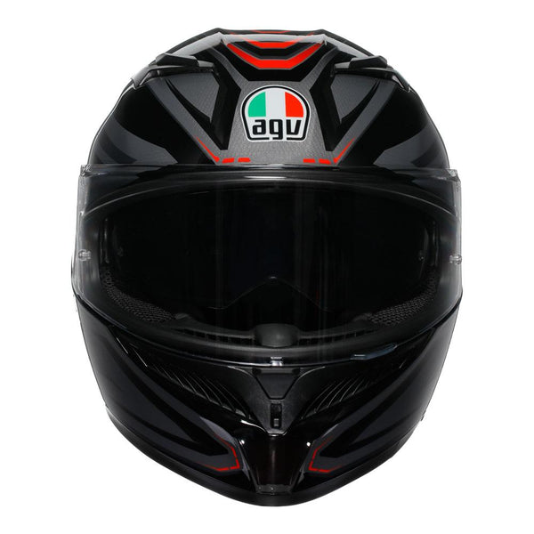 AGV - K3 Syth Black/Red Full Face Helmet