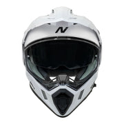 Nitro - MX780 Gloss White Adventure Helmet