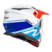 Nitro - MX780 Gloss White/Blue/Red Adventure Helmet