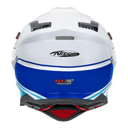 Nitro - MX780 Gloss White/Blue/Red Adventure Helmet