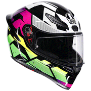 AGV - K1 S Punk Pulse Black/Purple Helmet