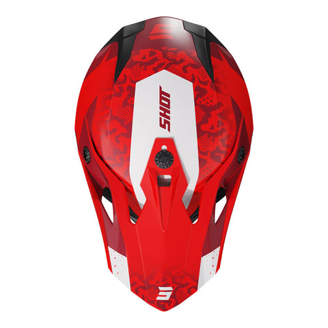 Shot - 2024 Kids Pulse AirFit Red Glossy Helmet