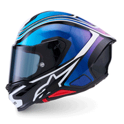 Alpinestars - SR7 Zeal Black/Blue/Pink Helmet