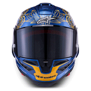 Alpinestars - SR10 Thai LE Martinator Blue/Gold Helmet