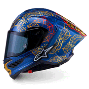 Alpinestars - SR10 Thai LE Martinator Blue/Gold Helmet