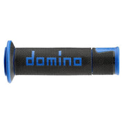 Domino - A450 Black/Blue Road Grips