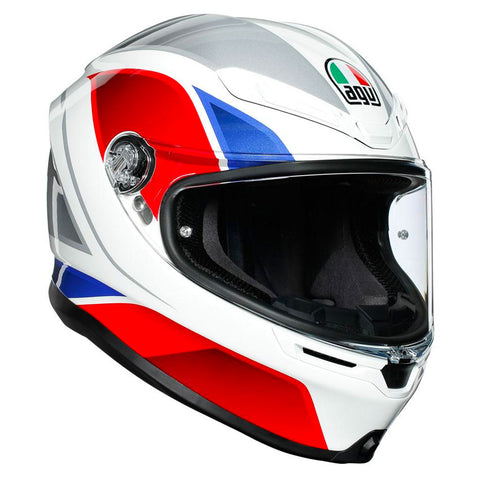 AGV - K-6 Hyphen White/Red/Blue Helmet