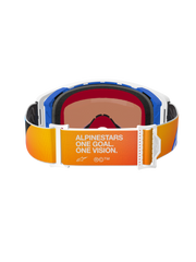 Alpinestars - Supertech Corp Bue/Orange Mirror Lens Goggle