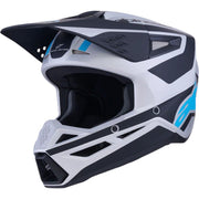 Alpinestars - 2025 SM3 Heat Silver/Blue/Black Matt Helmet