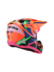 Alpinestars - 2025 SM3 Youth Deegan Orange Purple Pink MX Helmet