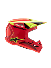 Alpinestars - 2025 SM3 Youth Fray Red Yellow Black MX Helmet