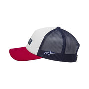 Alpinestars - Clarified Foam White Red Trucker Hat