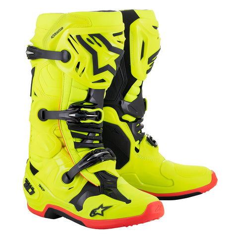 Alpinestars - Tech 10 Fluro Yellow/Black/Red MX Boots