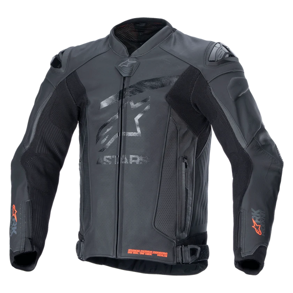 Alpinestars - GP Plus R V4 Black/Black Rideknit Leather Jacket