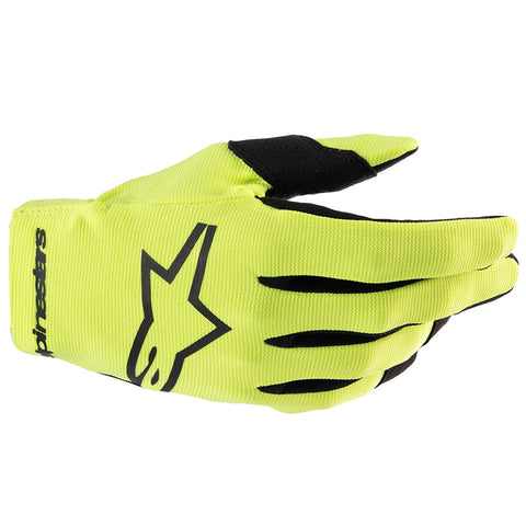 Alpinestars - 2024 Youth Radar Flo Yellow/Black Gloves