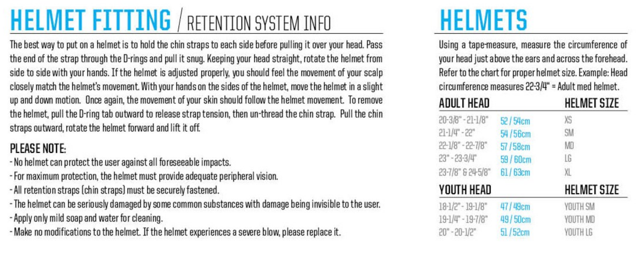 Answer - 2021 AR-1 Bold Matte MX Helmet Size Guide