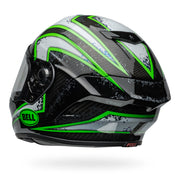 Bell - Racestar DLX Xenon Black/Green/White Helmet