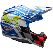 Bell - 2025 Moto 10 Spherical Pro Circuit Blue/White Helmet