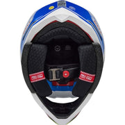 Bell - 2025 Moto 10 Spherical Pro Circuit Blue/White Helmet