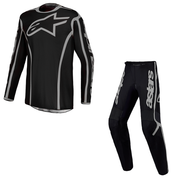 Alpinestars - 2027 Youth Fluid Apex V2 Black/Silver Mx Combo