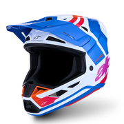 Alpinestars - SM7 Core White/Blue/Orange/Pink Helmet