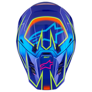 Alpinestars - 2026 SM7 Cast Gloss Blue/Pink/Yellow Helmet