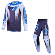 Alpinestars - 2027 Youth Fluid Drag Graystone/Lilac/UCLA Blue Mx Combo