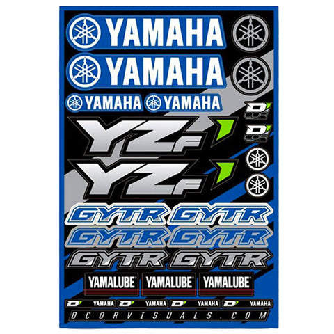 DCor - Yamaha YZF Decal Sheet