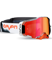 Seven - Armega 27 White/Red Mirrored Lens Goggle