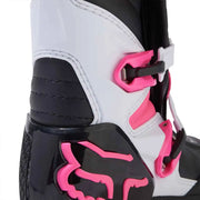 Fox - 2025 Womens Comp Black/White/Pink Mx Boots