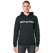 Alpinestars - Linear Wordmark V3 Black/White/Red Hoodie