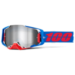 100% - Armega Ironclad Blue/Red Mirrored Lens Goggle