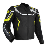 Berik - Strada Black/Yellow Leather Jacket