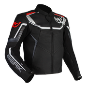 Berik - Strada Black/White Leather Jacket