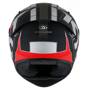 KYT - TT Course Electron Grey/Red Helmet