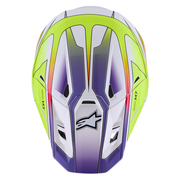 Alpinestars - 2026 SM7 Fuse White/Yellow/Purple Gloss Helmet
