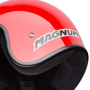 Bell - Magnum Solid Red Open Face Helmet