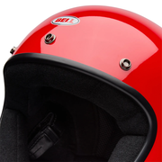 Bell - Magnum Solid Red Open Face Helmet
