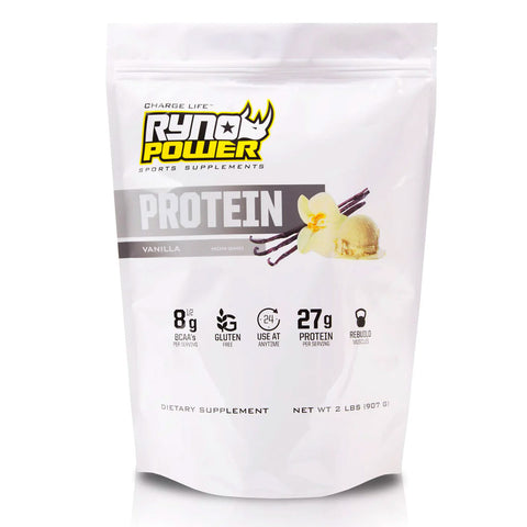 Ryno Power - Vanilla Flavour Protein Powder - 907g