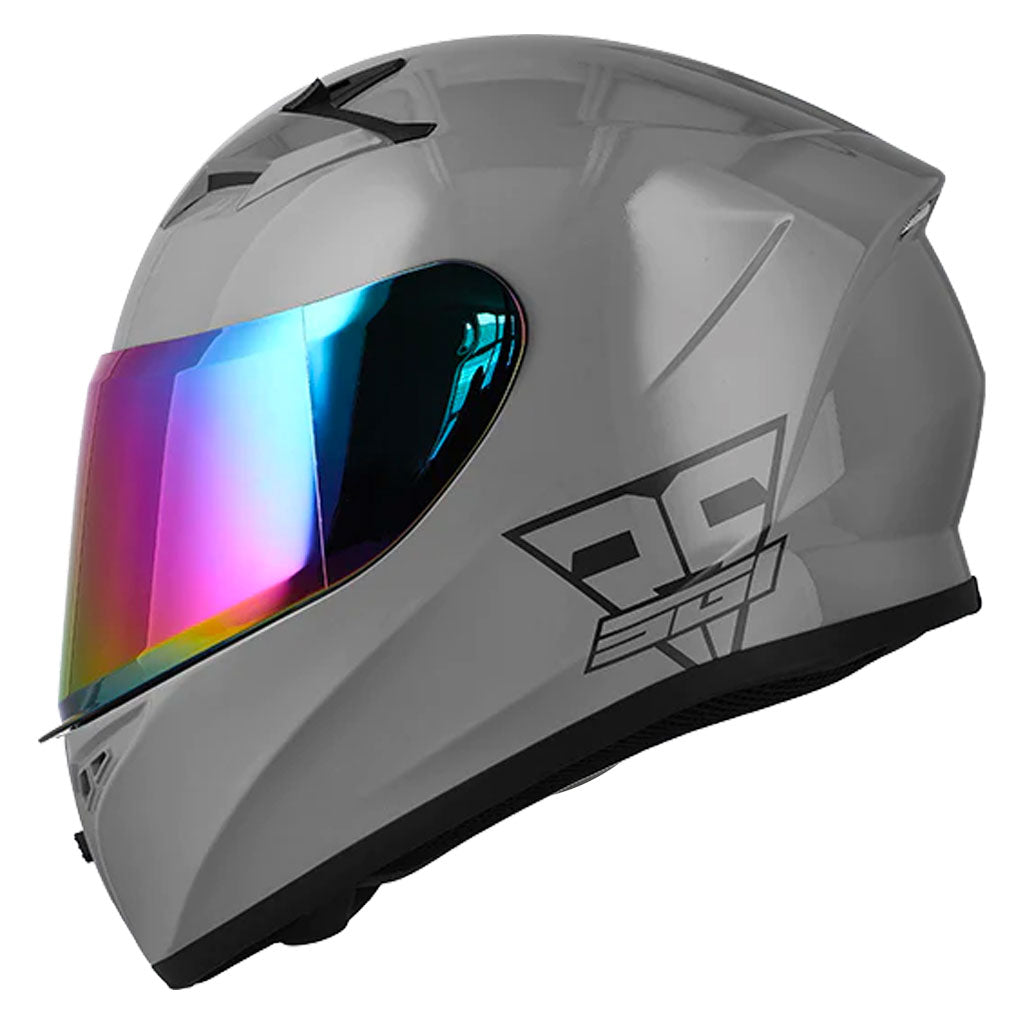SGI Tyro Gloss Grey Helmet AMA Warehouse