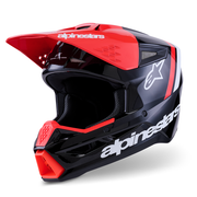 Alpinestars - 2026 SM3 Radium Black/Red/White Helmet