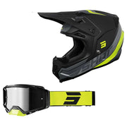 Shot - 2024 Core Custom Yellow Helmet & Goggle Combo