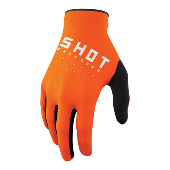Shot - 2024 Kids Raw Orange Gloves