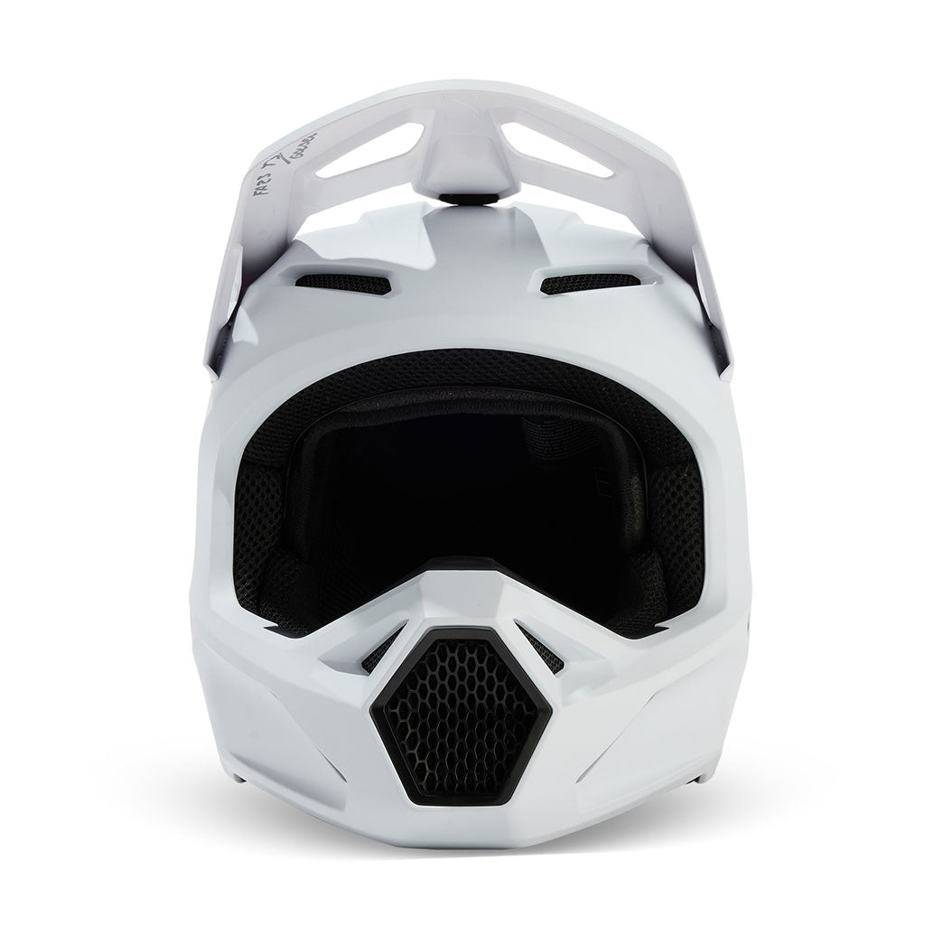 Matte white helmet store motorcycle