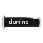 Domino - A450 Black/White Road Grips