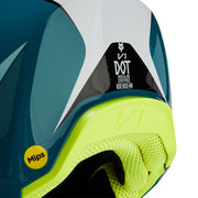 Fox - 2024 Youth V1 Nitro Maui Blue/White Helmet