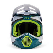 Fox - 2024 Youth V1 Nitro Maui Blue/White Helmet