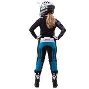 Fasthouse - Womens Grindhouse Pro Apex Black/Electric Blue MX Combo